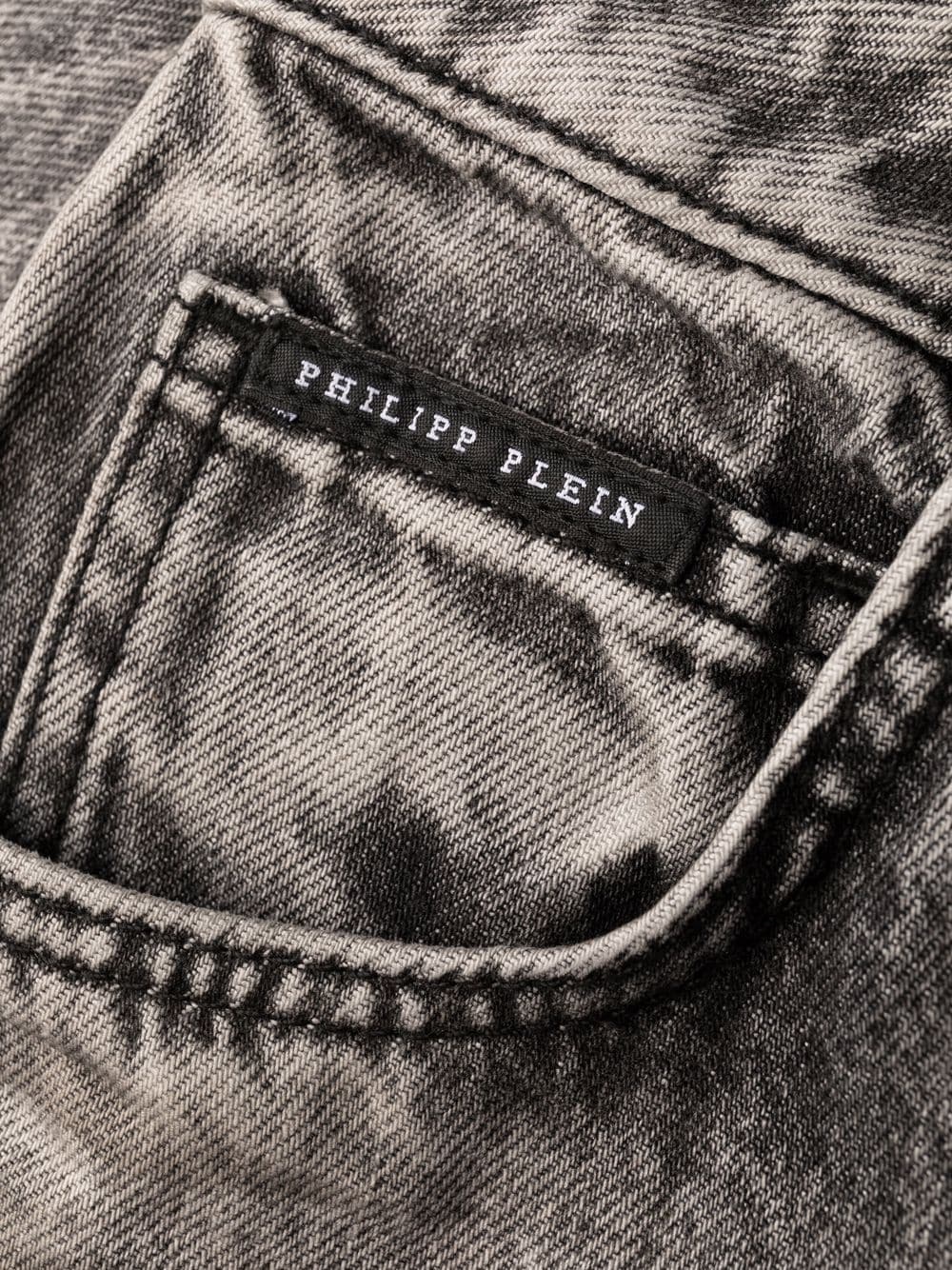 Iconic Plein wide-leg jeans - 7