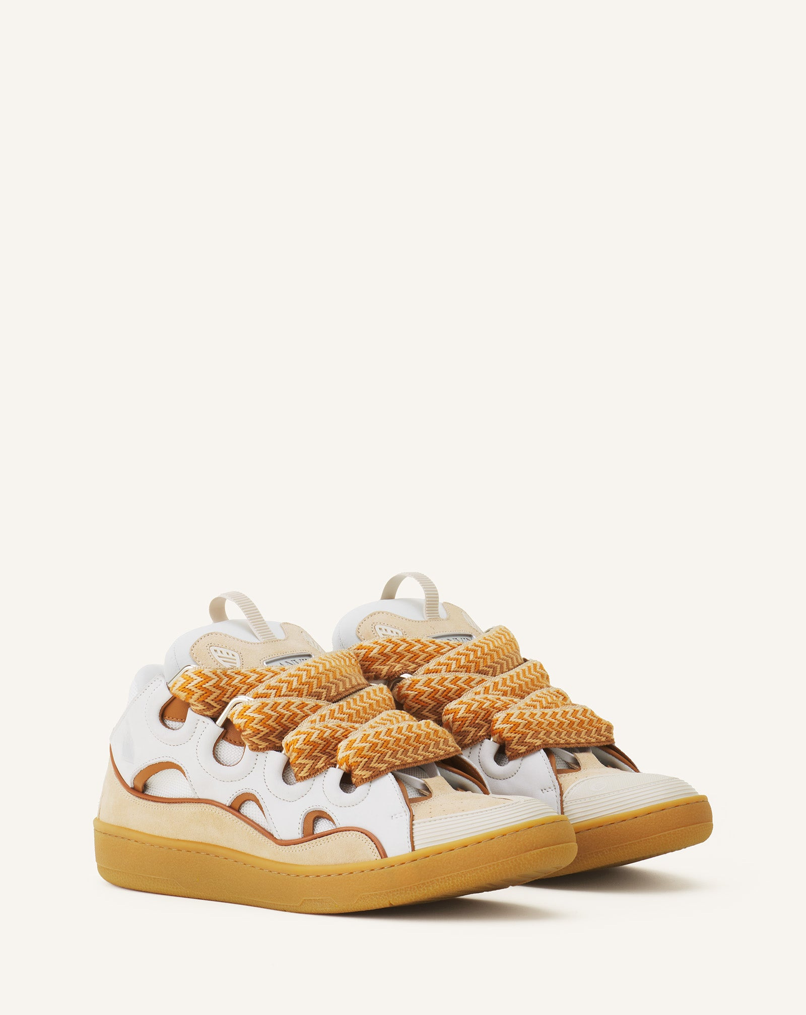 CURB LEATHER SNEAKERS - 2