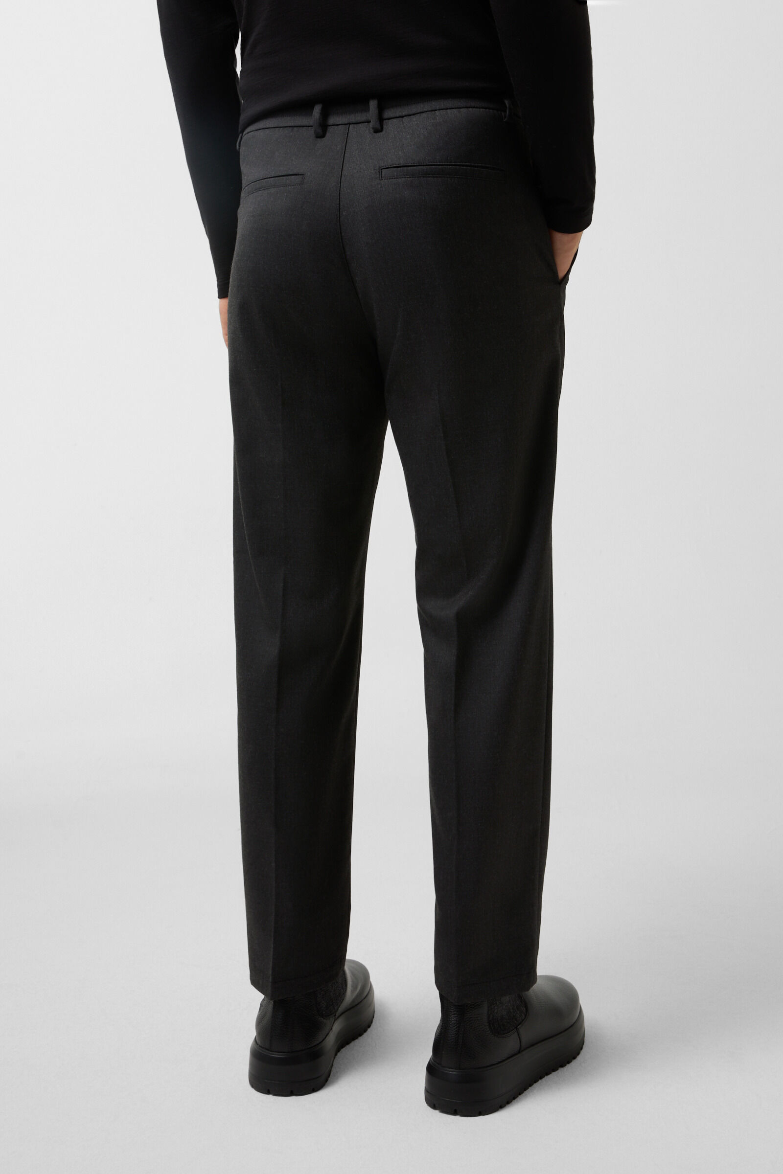 Pleated trousers Marcus in Anthracite - 3