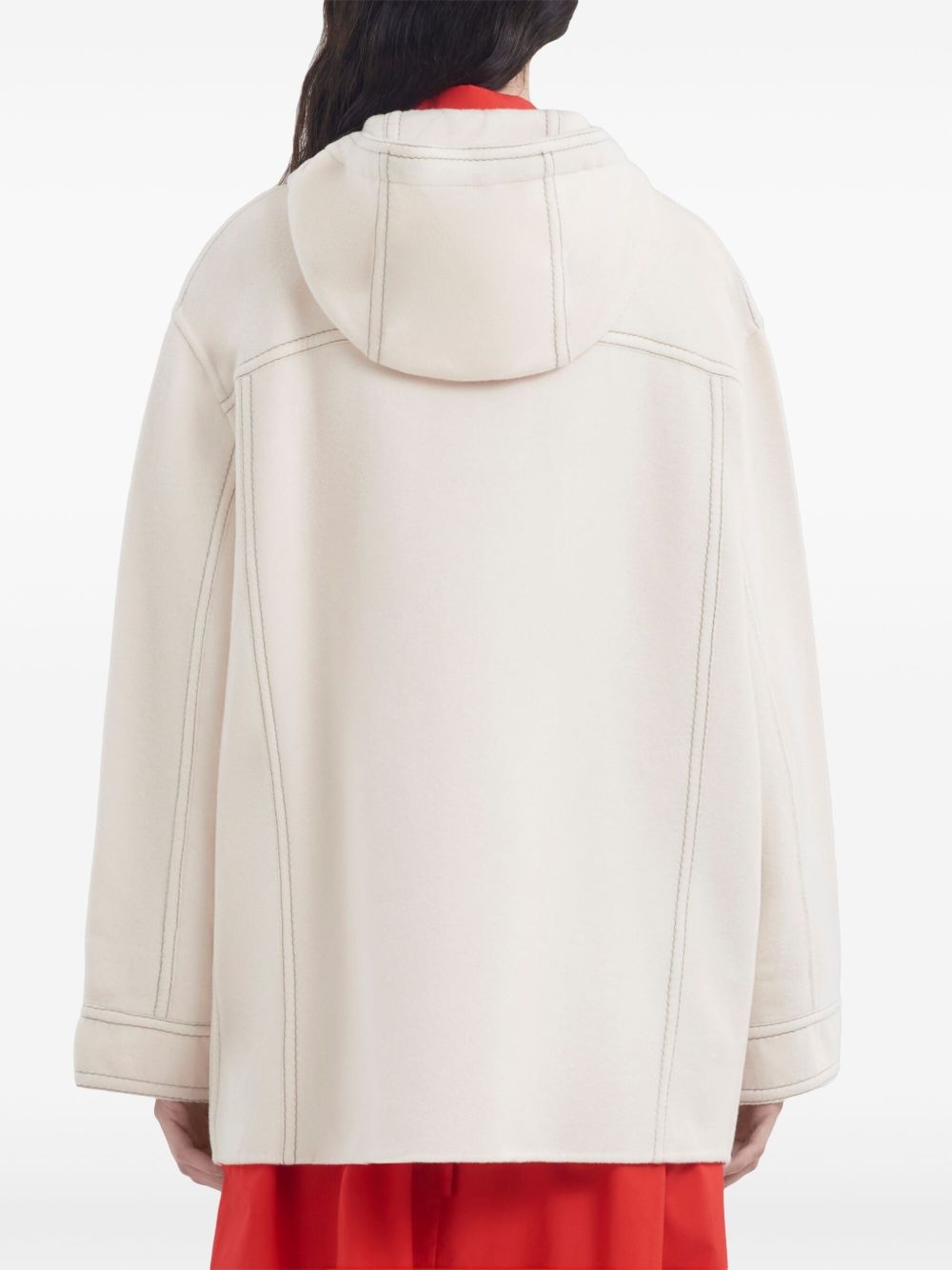 embroidered parka jacket - 4