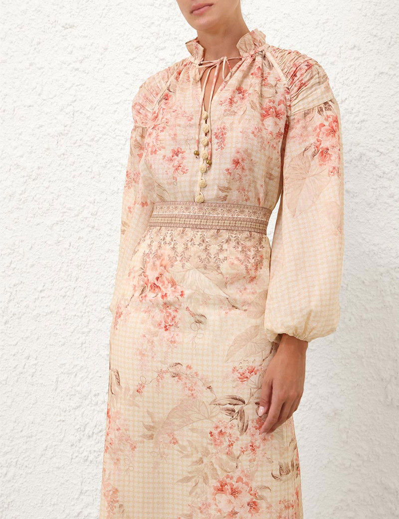 Zimmermann ILLUMINATE BILLOW BLOUSE outlook
