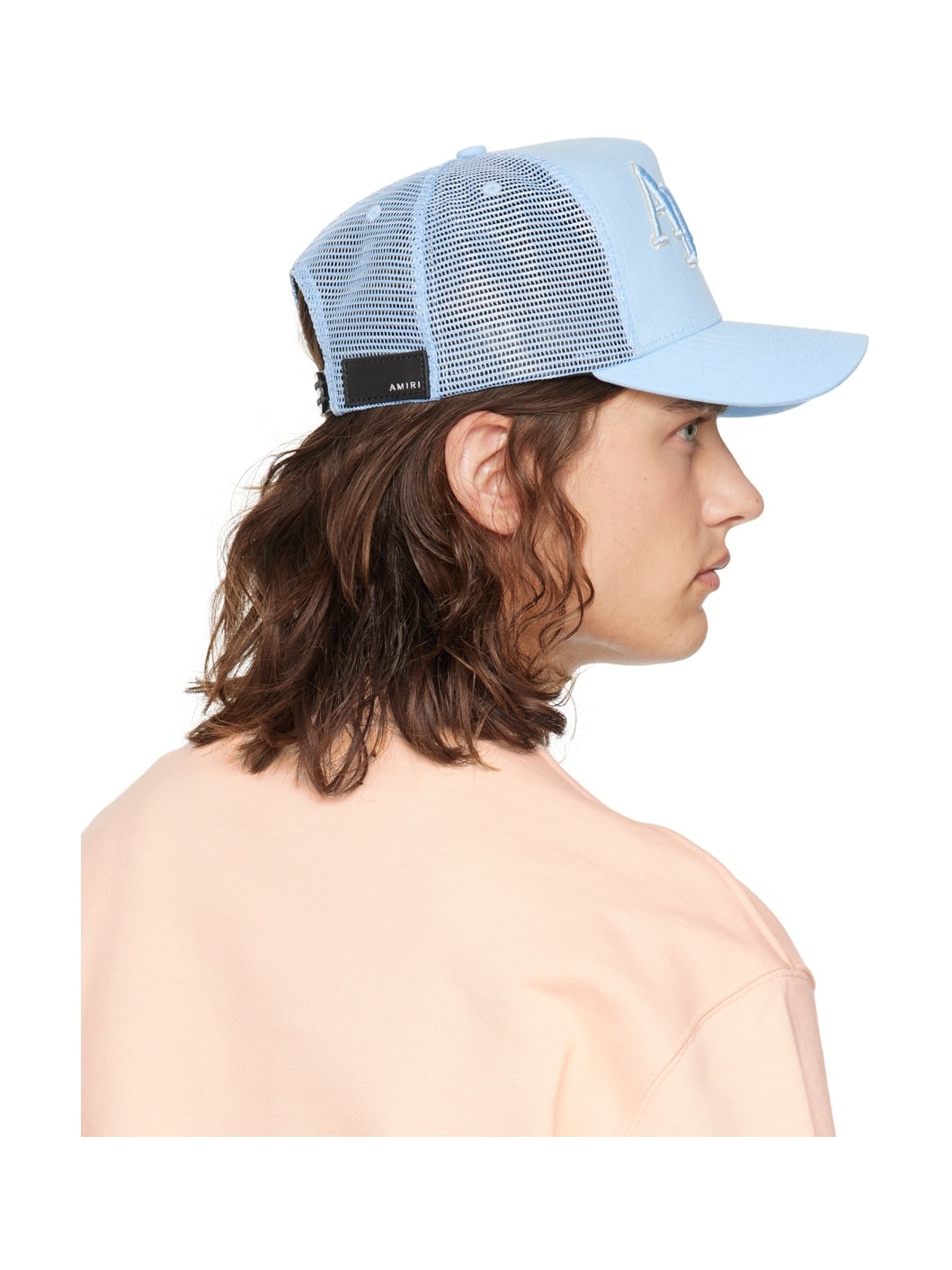 Blue 'MA' Logo Trucker Cap - 3