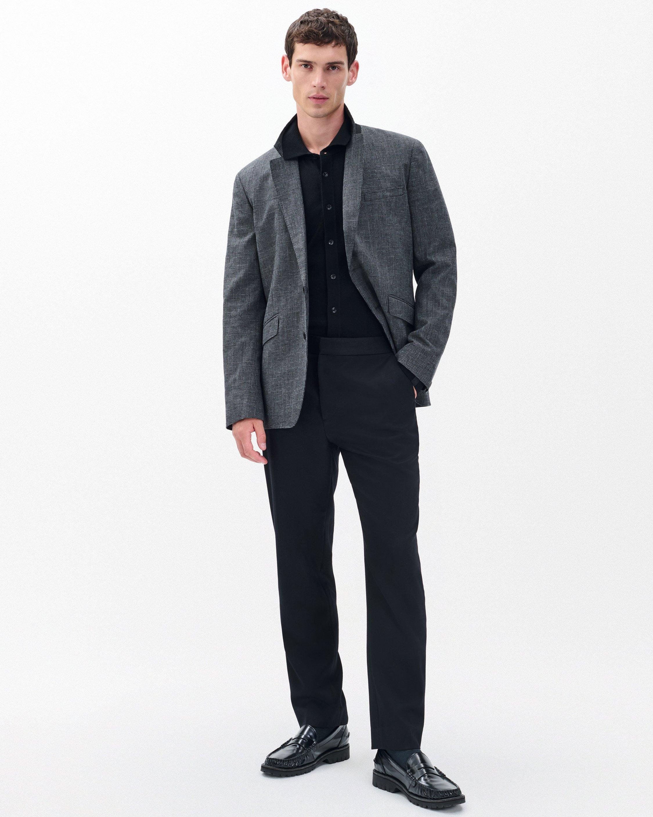 Evan British Wool Tuxedo Trousers - 4