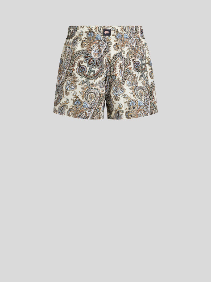 PAISLEY PRINT SWIM SHORTS - 5