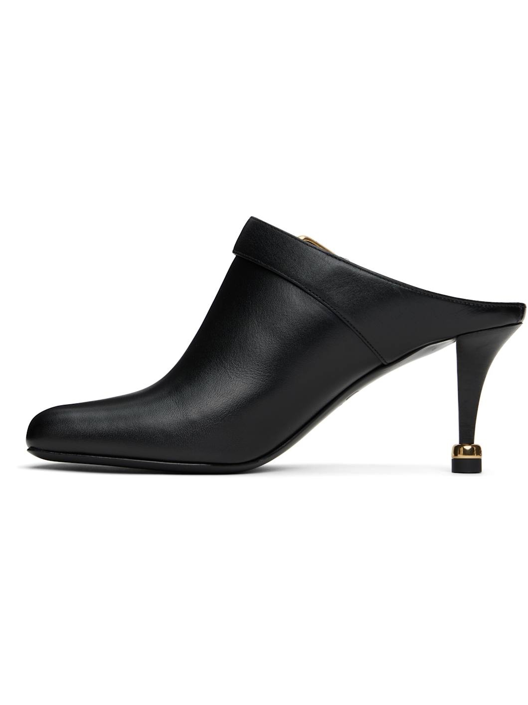Black Andrea Mules - 3