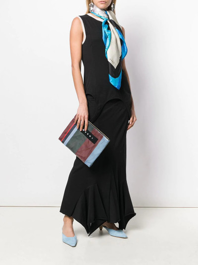 Marni striped clutch bag outlook