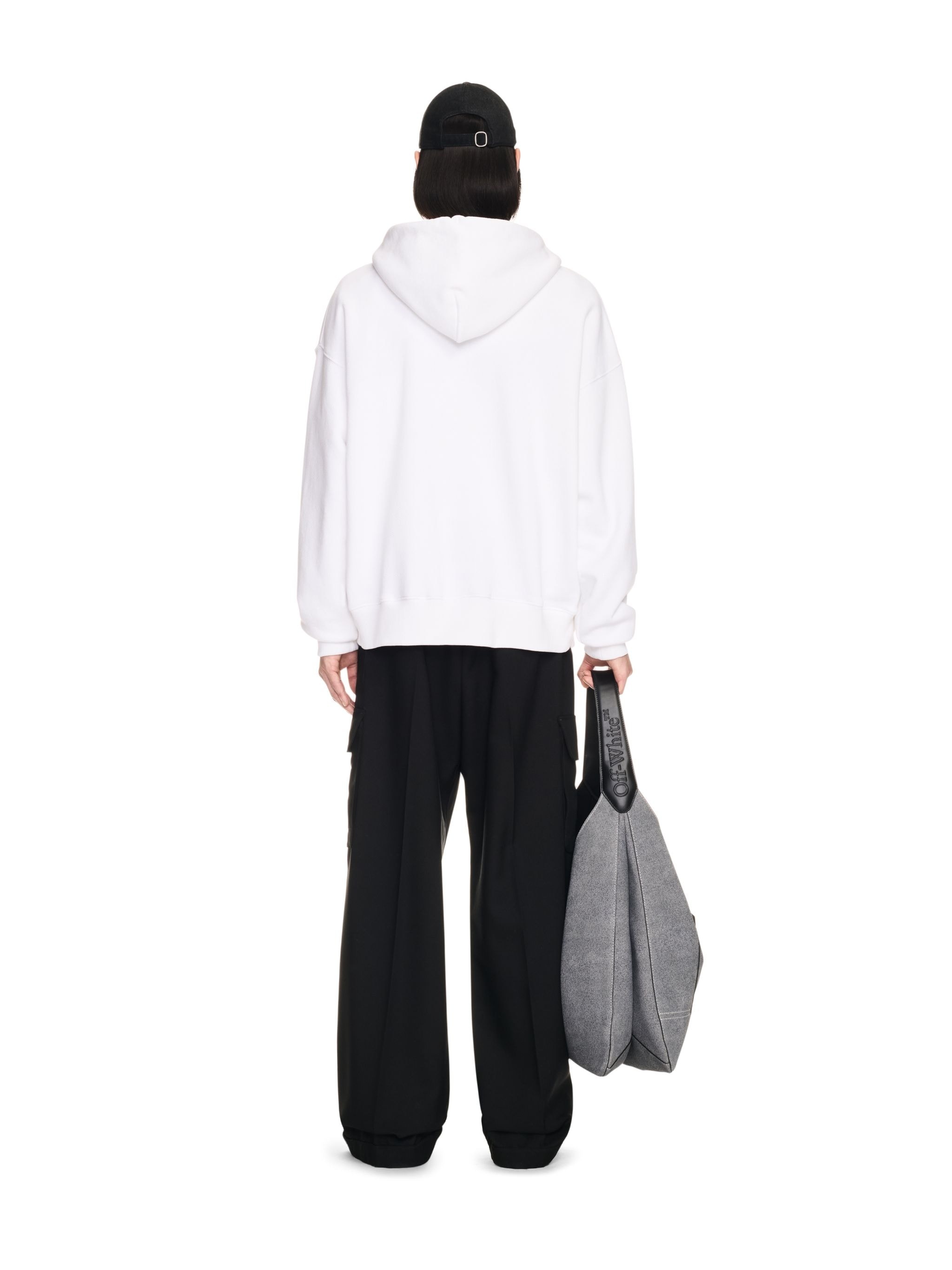 パーカー・フーディ OFF WHITE BIG BOOKISH COTTON HOODIE Off-White Big Bookish Skate Cotton Hoodie | Black | FARFETCH