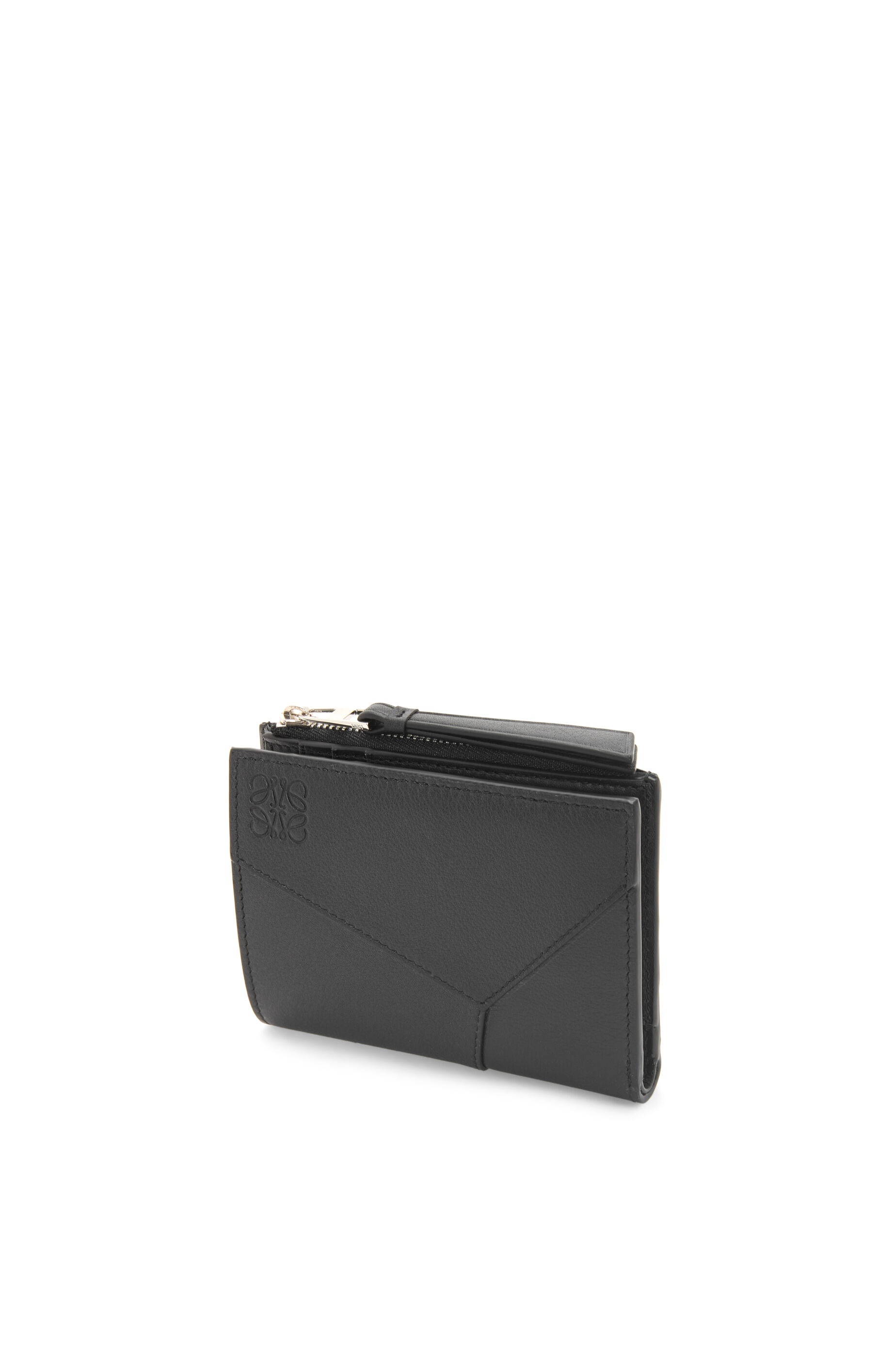 Puzzle Edge slim compact wallet in classic calfskin - 3