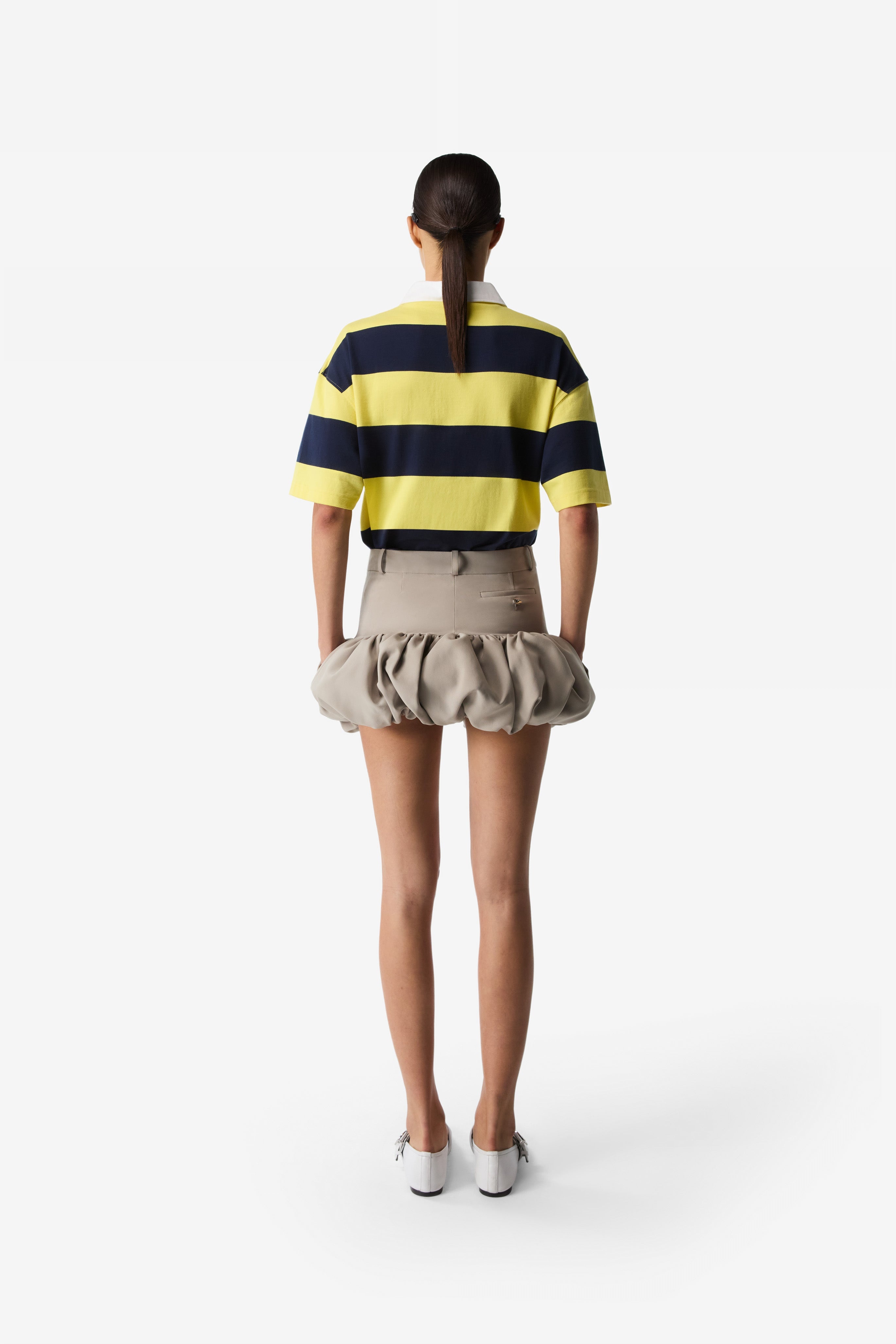 Striped Polo Top - 4
