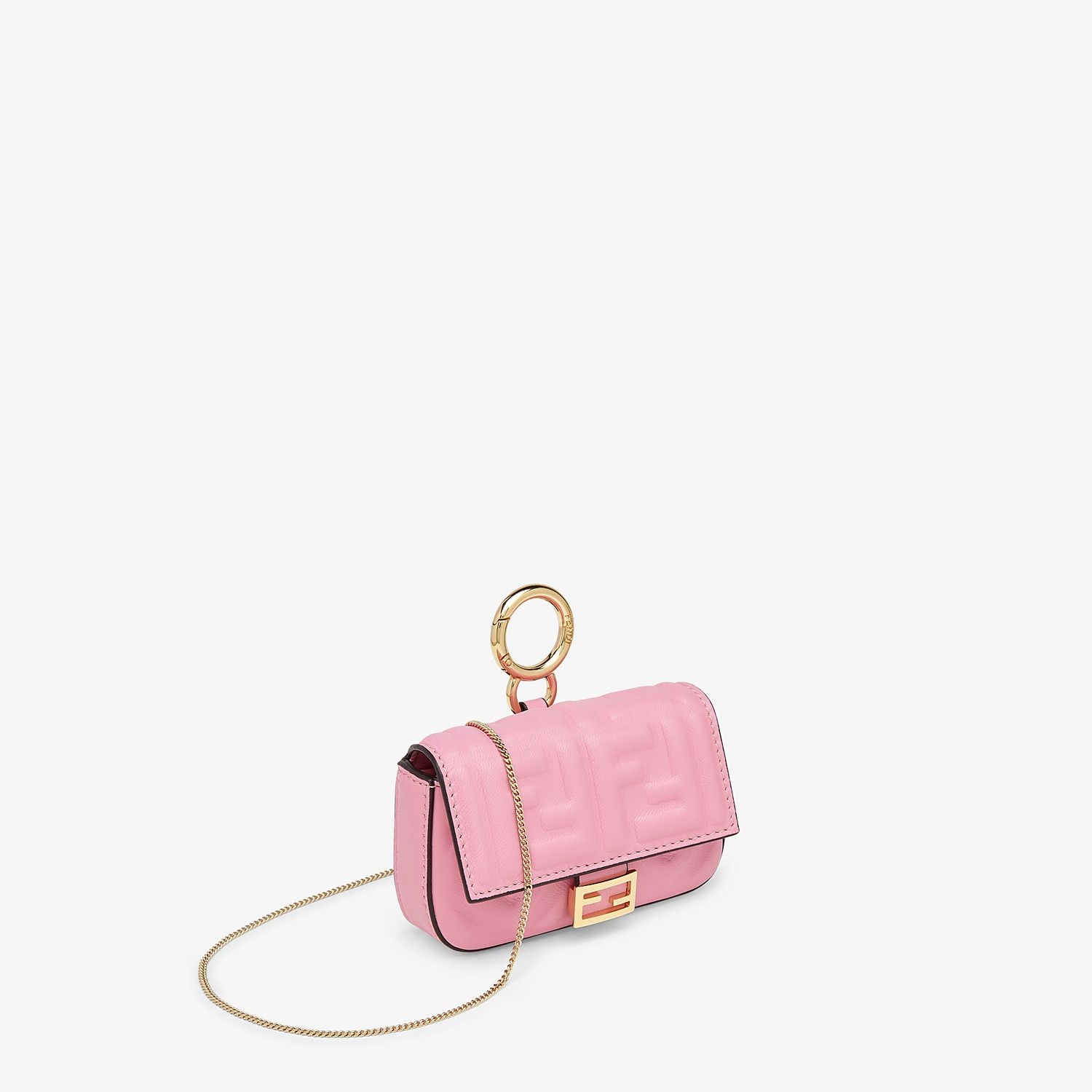 Charm in pink nappa leather - 3