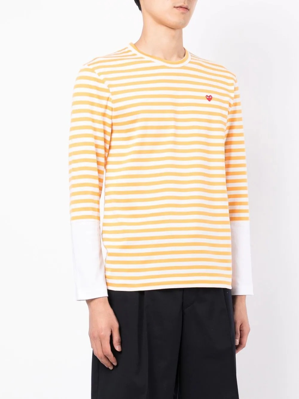 long-sleeve striped T-shirt - 3