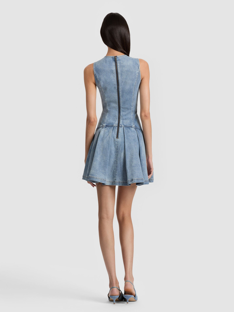 Alice + Olivia ADLEY DROP WAIST MINI DRESS outlook