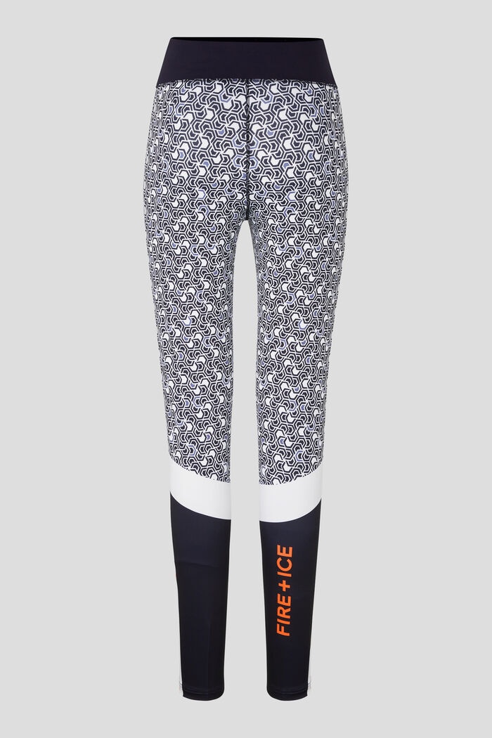 Christin Tights in Navy blue/White - 1