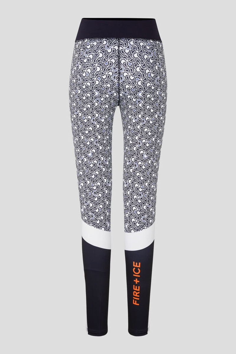 Christin Tights in Navy blue/White 1