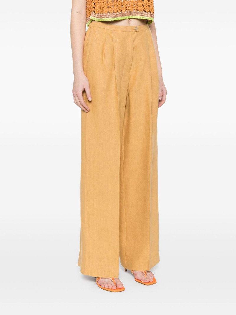 linen darted trousers 3