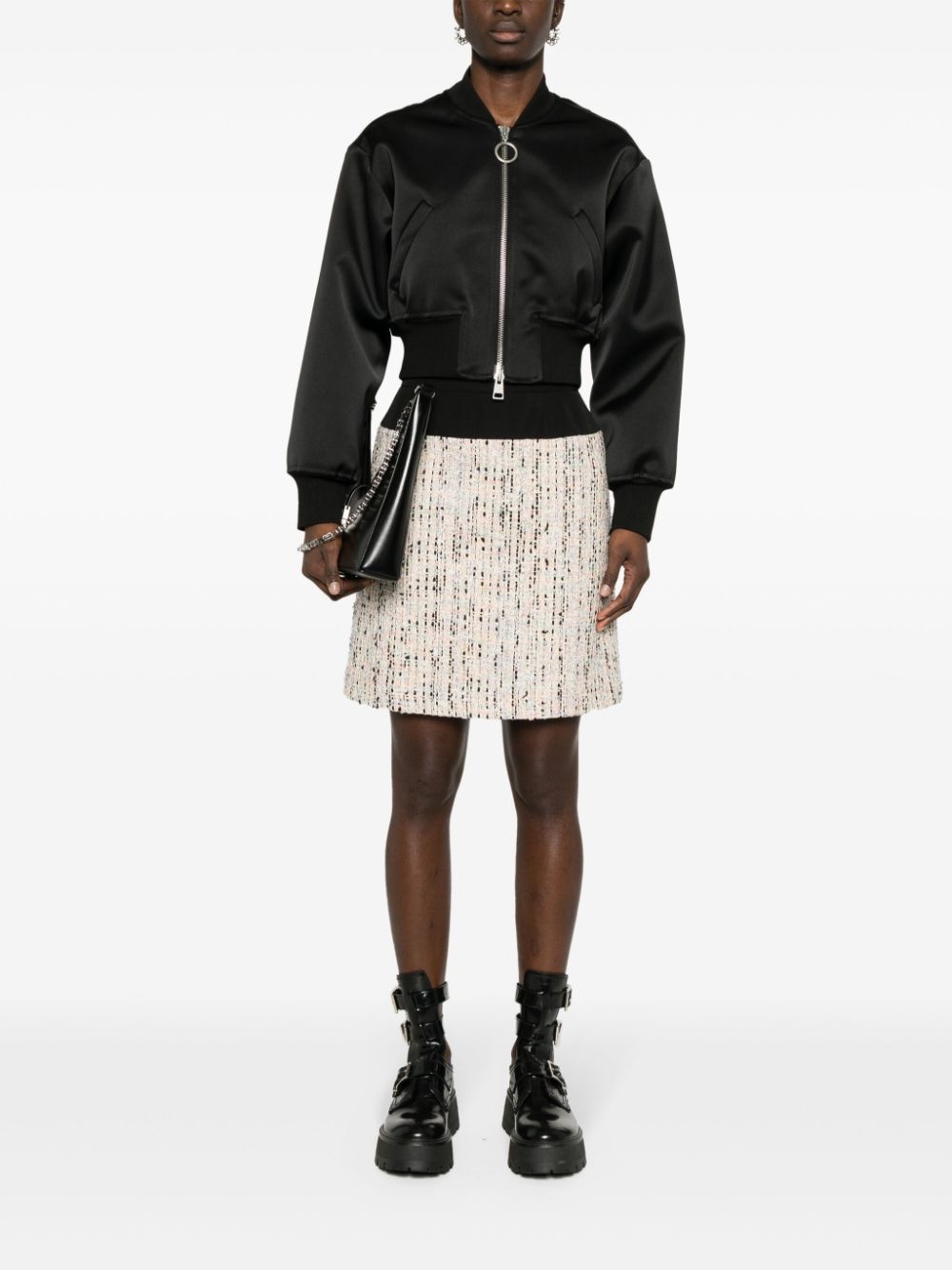 Hybrid Tweed mini skirt - 2