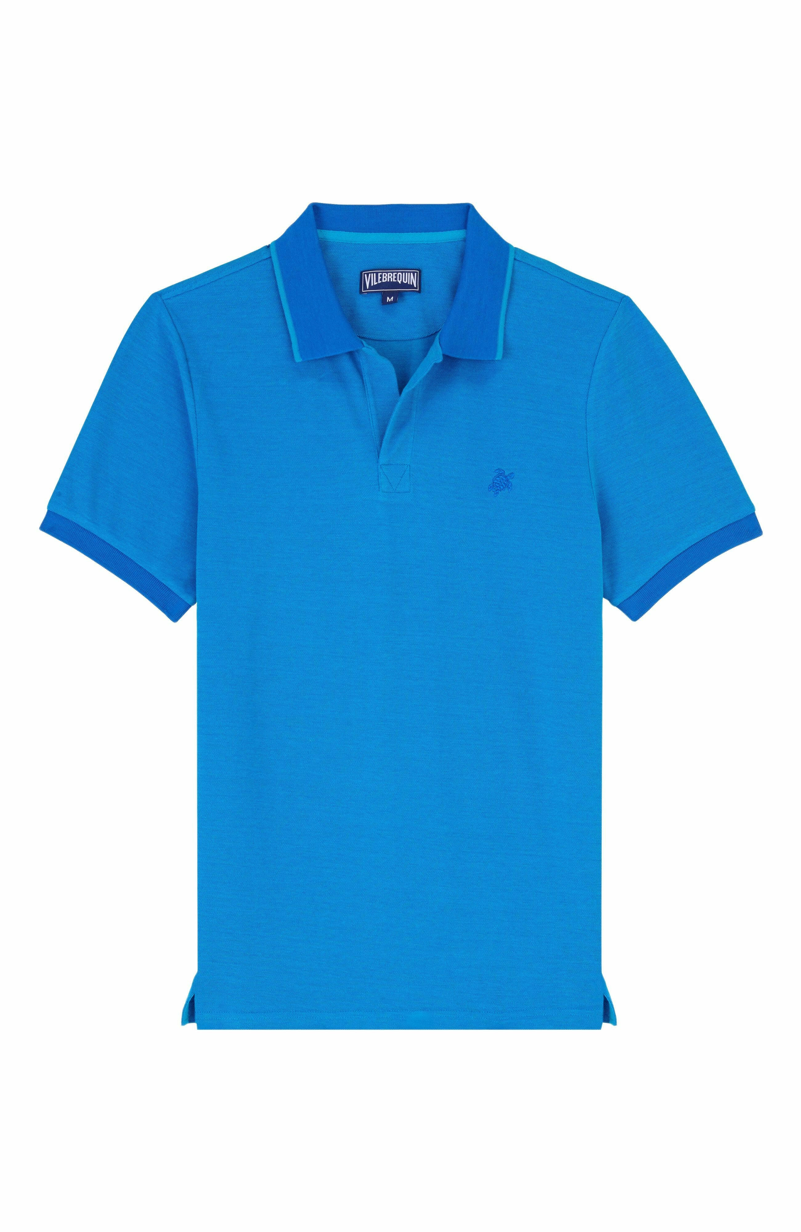 Vilebrequin Men's Changing Color Cotton Pique Polo in Palace at Nordstrom - 3