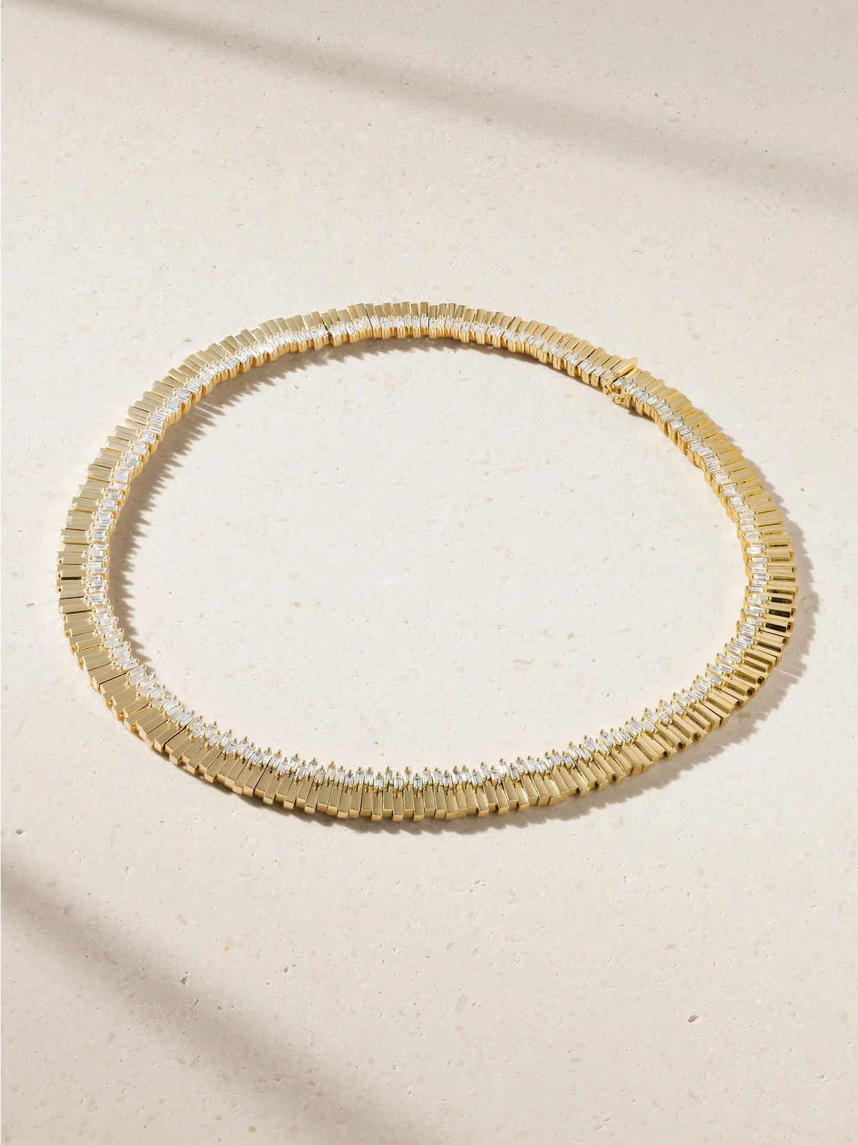 18-karat Gold Diamond Necklace - 1