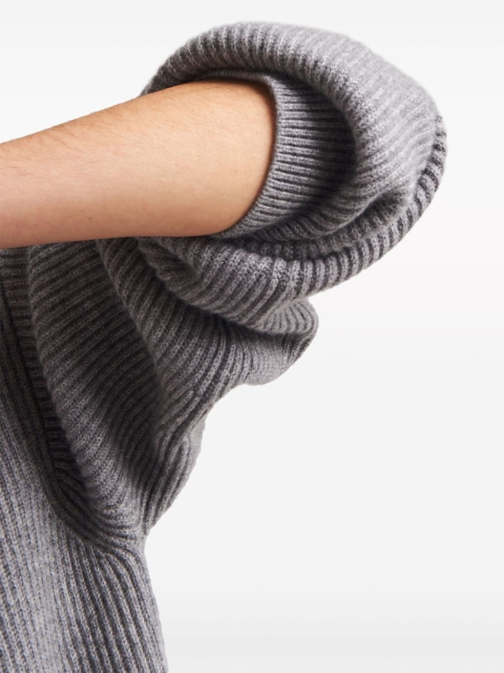 drawstring cashmere hoodie - 6