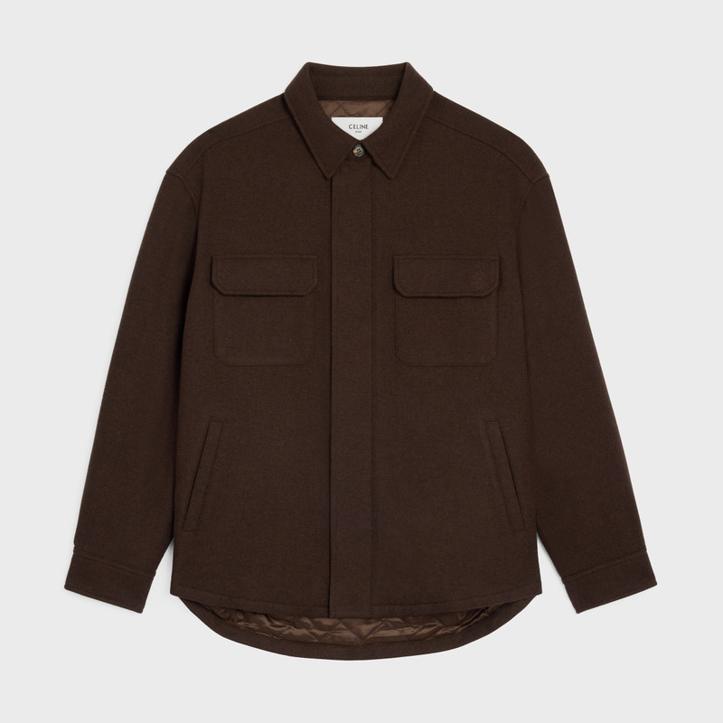 overshirt IN wool flannel 1