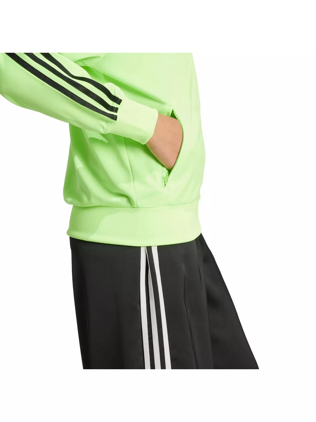 Originals Women's Adicolor Classic Firebird Loose Track Top -Green/Black - 4