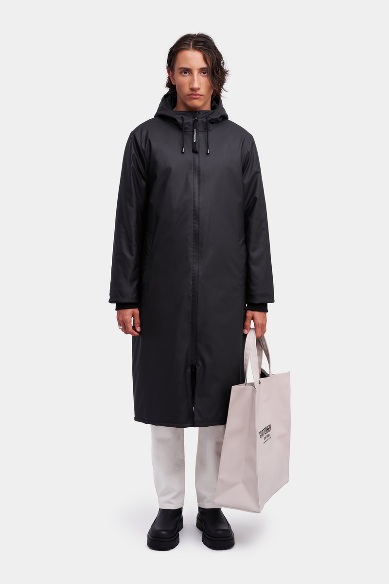 Stutterheim Stockholm Long Winter Jacket Black outlook