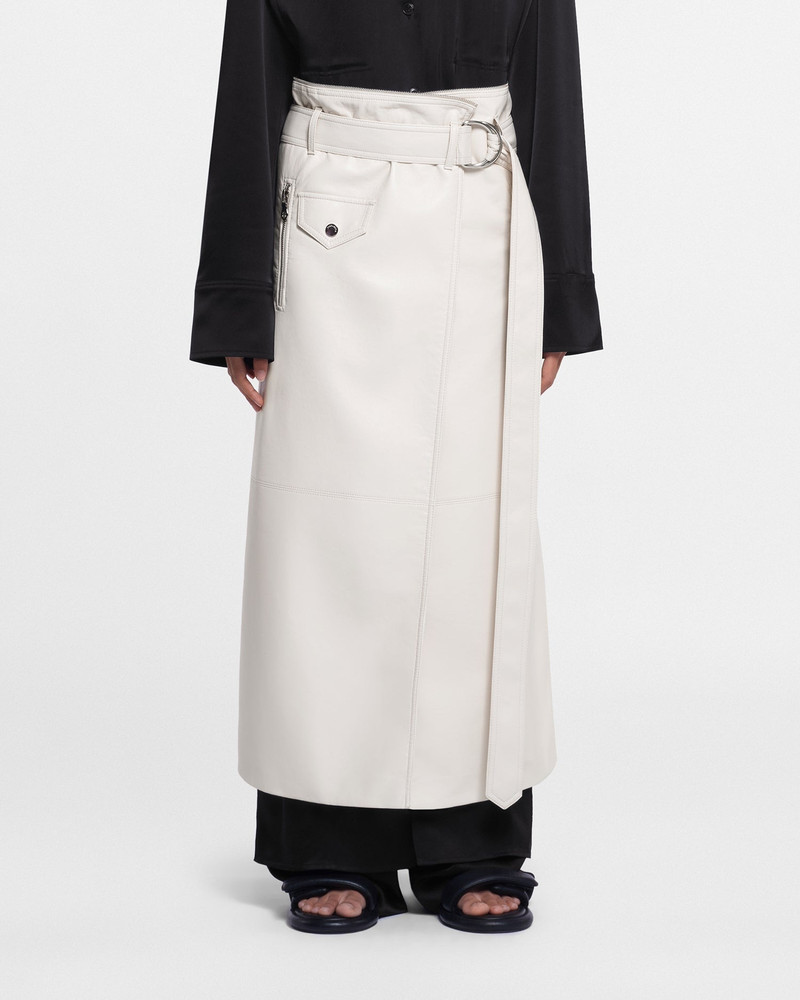 Regenerated Leather Biker Coat 6