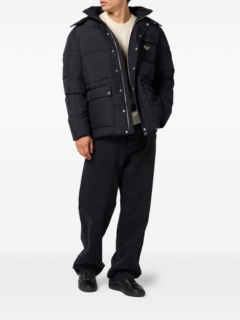 PHILIPP PLEIN hooded-puffer jacket outlook