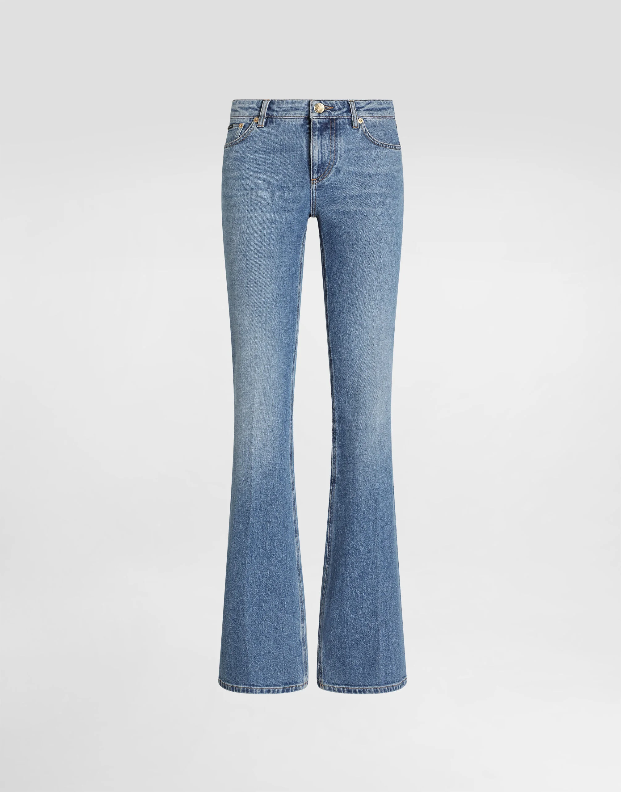 5-pocket denim trousers - 1