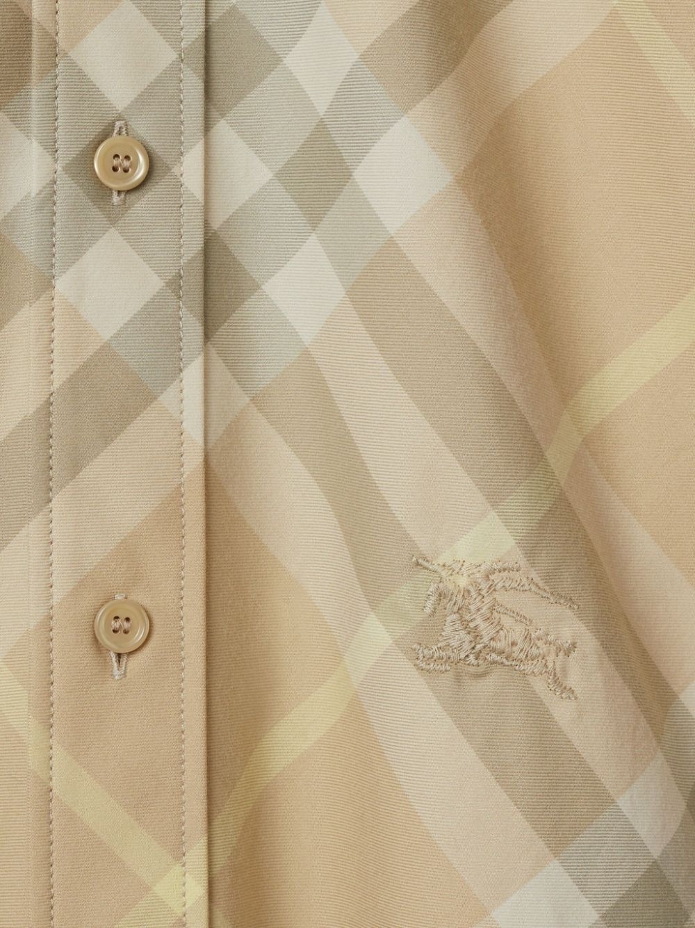 Vintage-check cotton shirt - 5