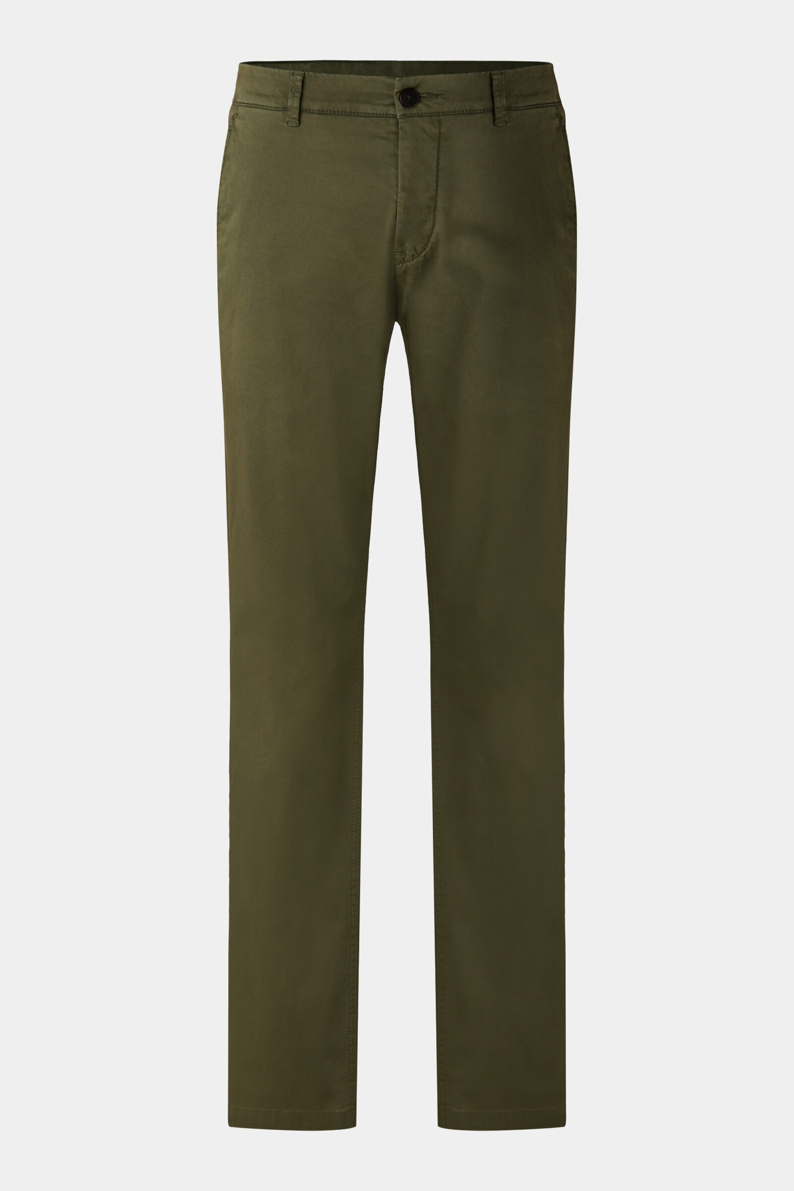 Nik chinos in Olive green - 1