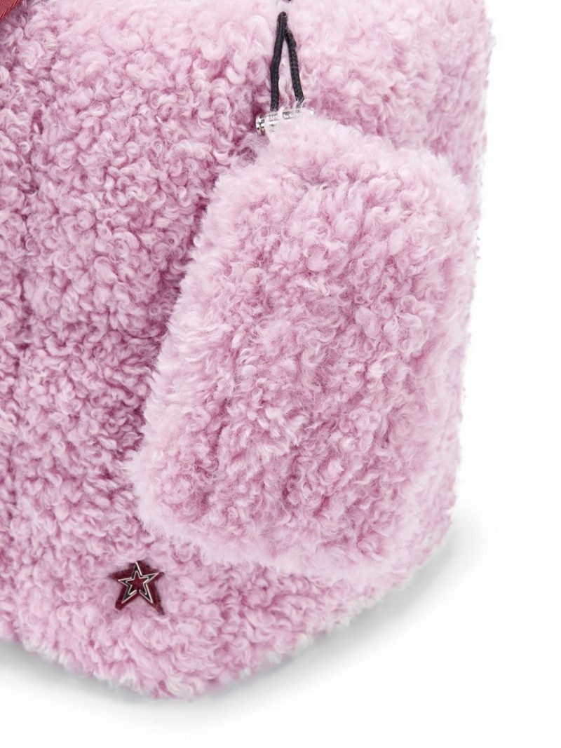 PERFECT MOMENT faux-shearling tote bag outlook