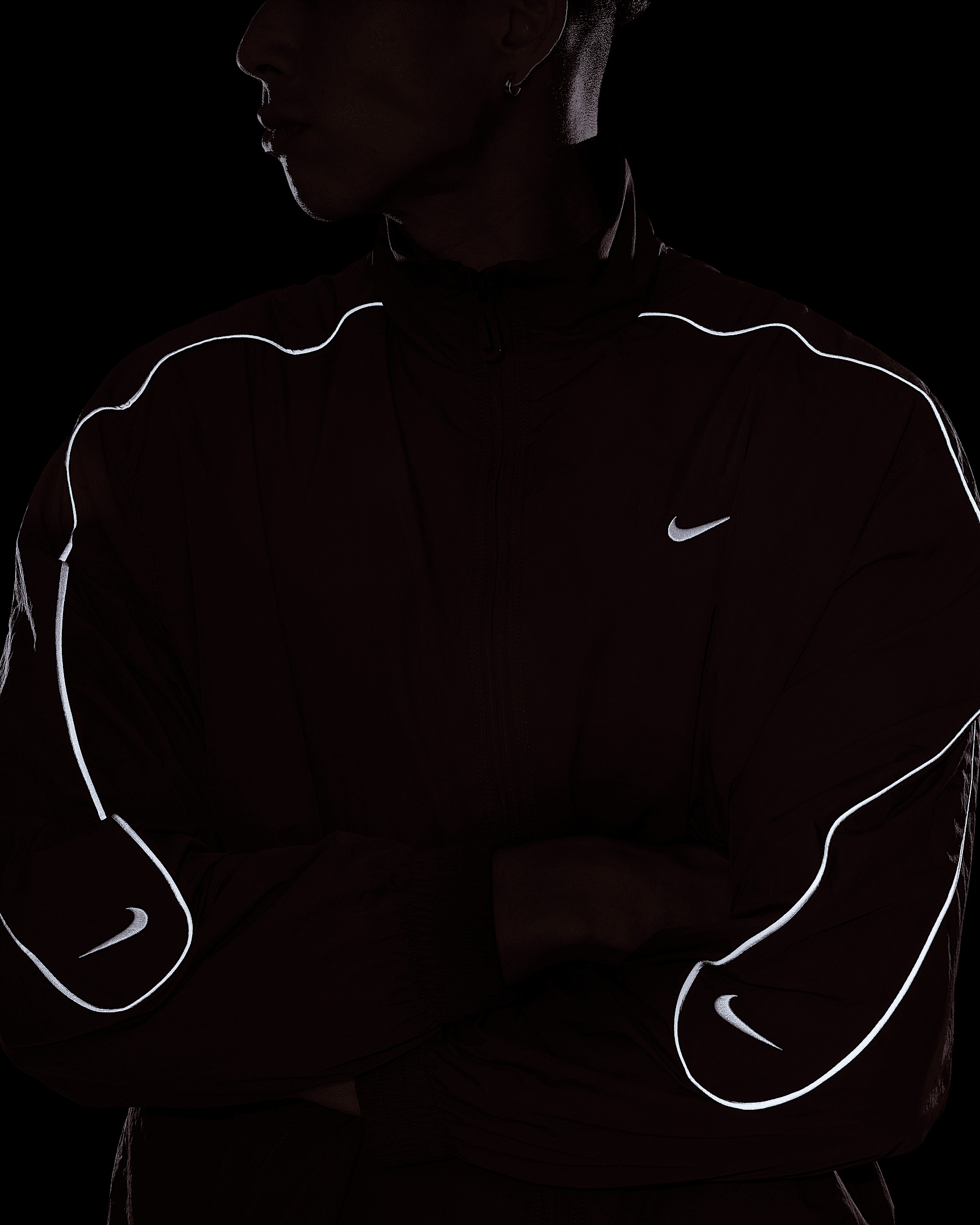 Nike Sportswear Solo Swoosh Men's Woven Track Jacket - 10