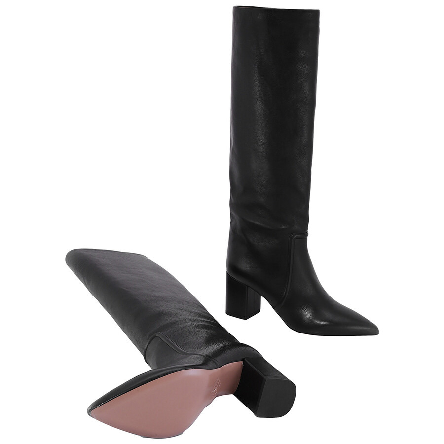 Paris Texas Ladies Black Anja 70mm Leather Boots - 2