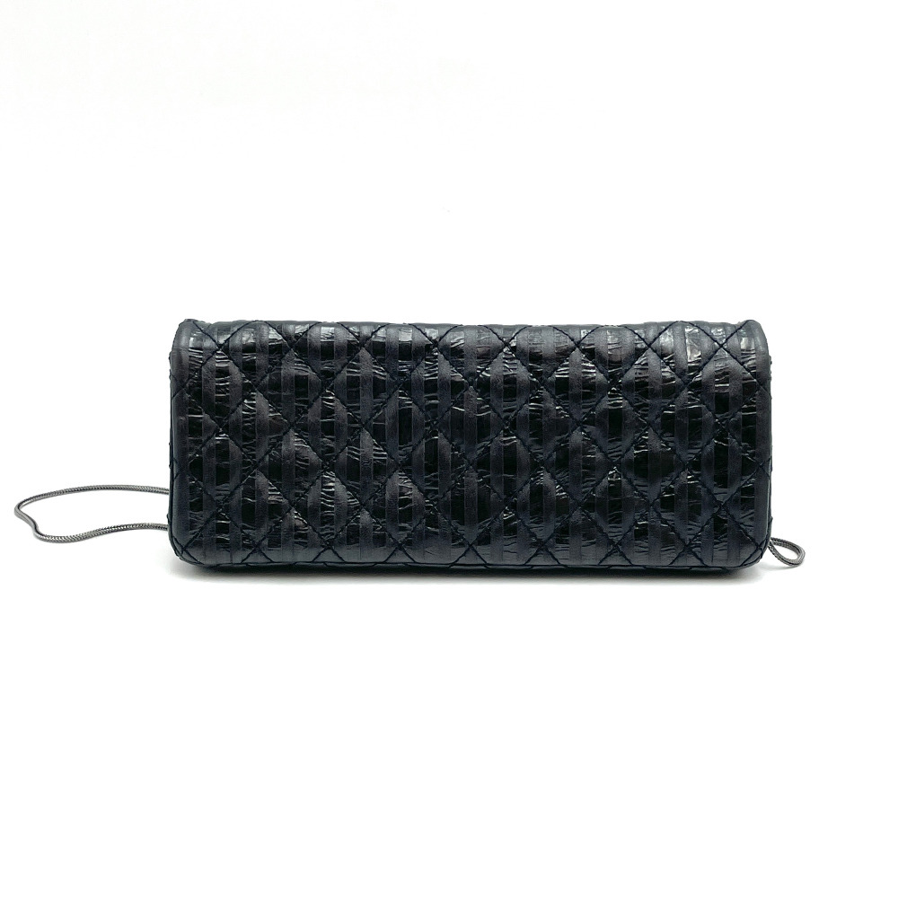 Chanel No. 12 Black 2.55 Baguette Bag - 4