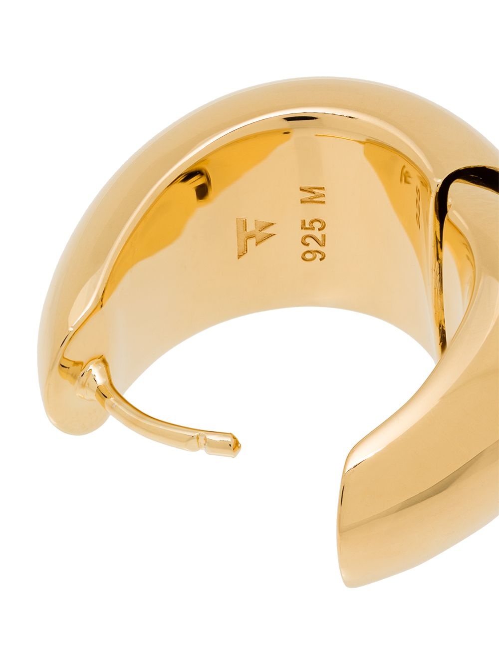Ice medium hoop earrings - 3