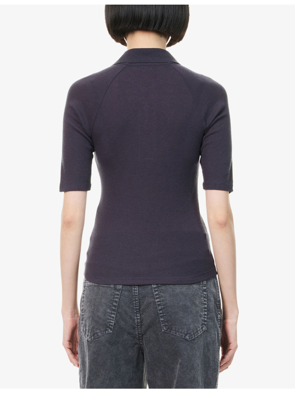 Sasonnet Ribbed Knitted Polo shirt - 4