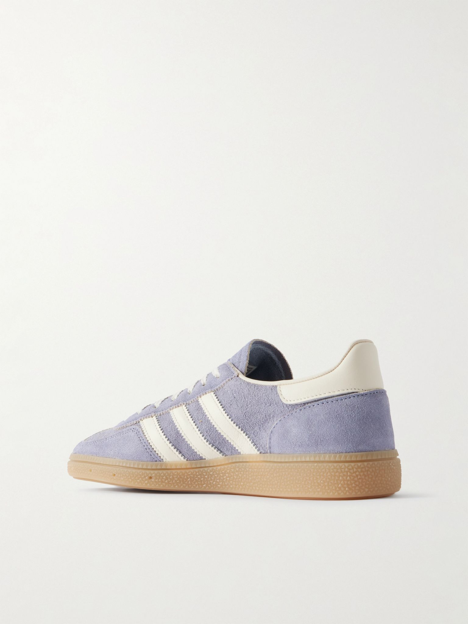 Handball Spezial Leather-Trimmed Suede Sneakers Purple - 4
