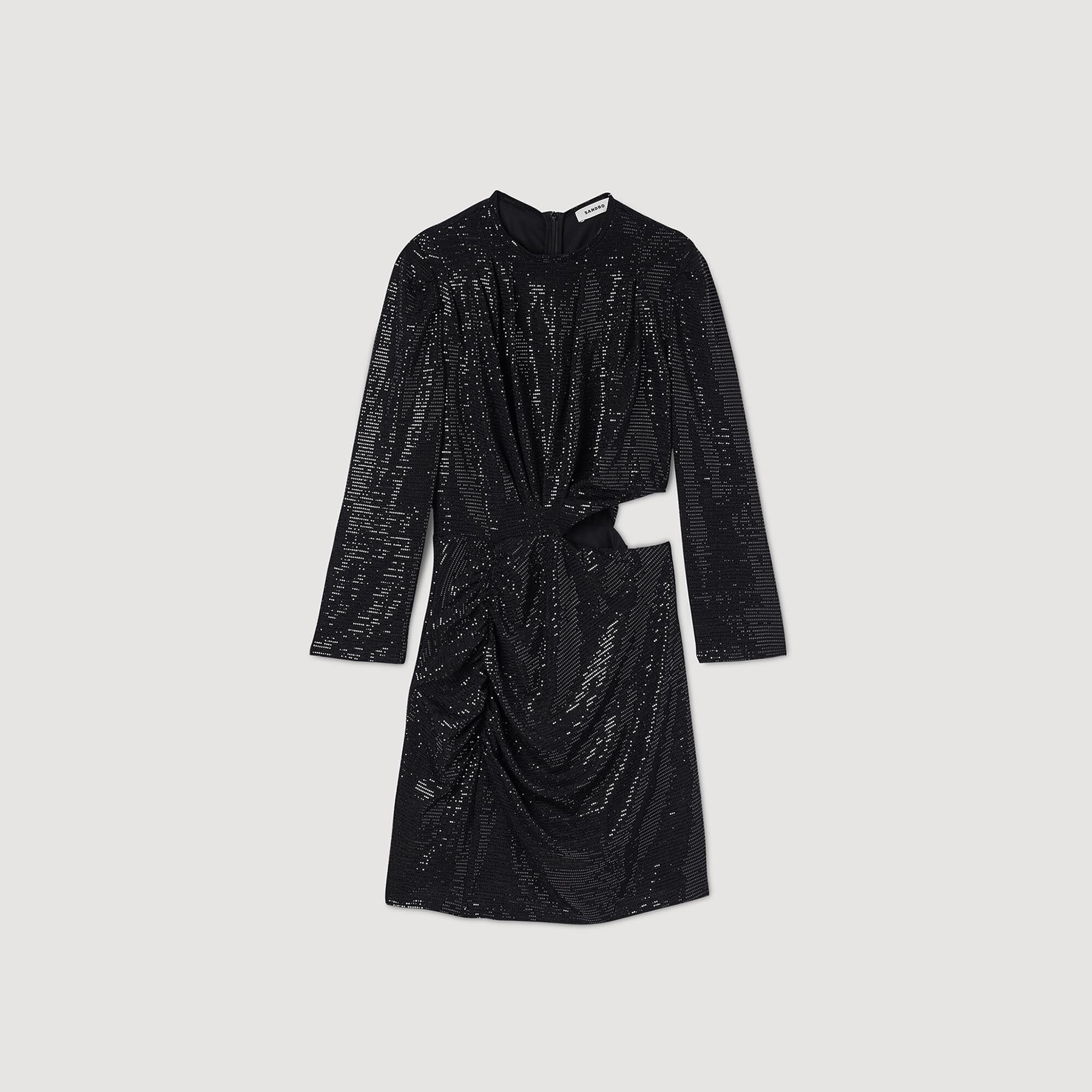 SHORT SEQUIN DRESS - 1