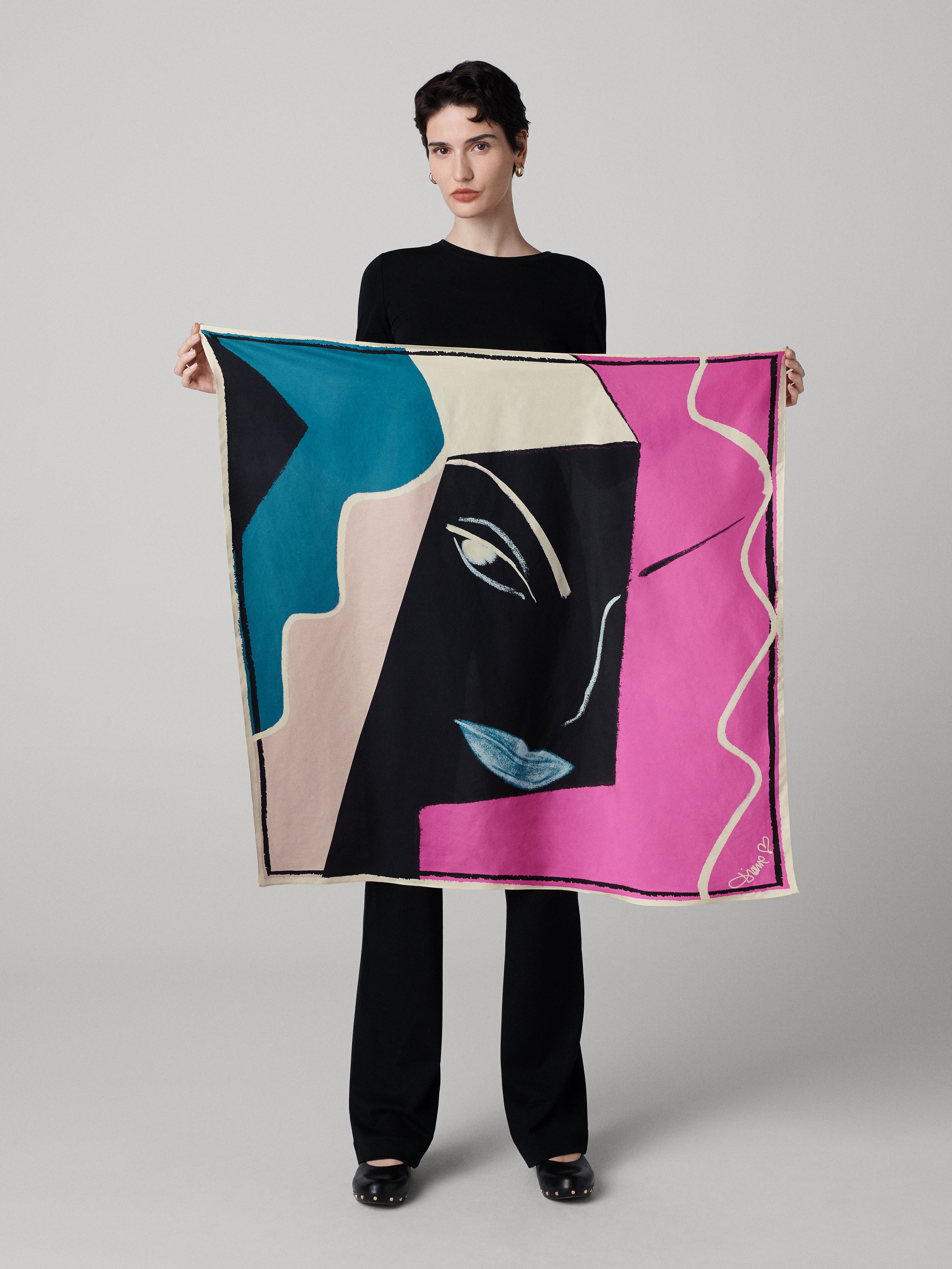 Flag Silk Scarf - 3