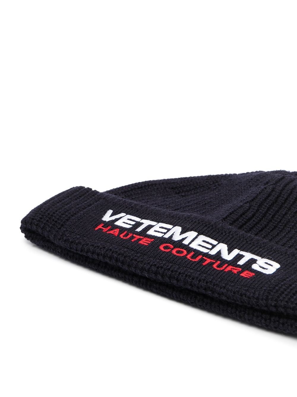 embroidered logo beanie - 2