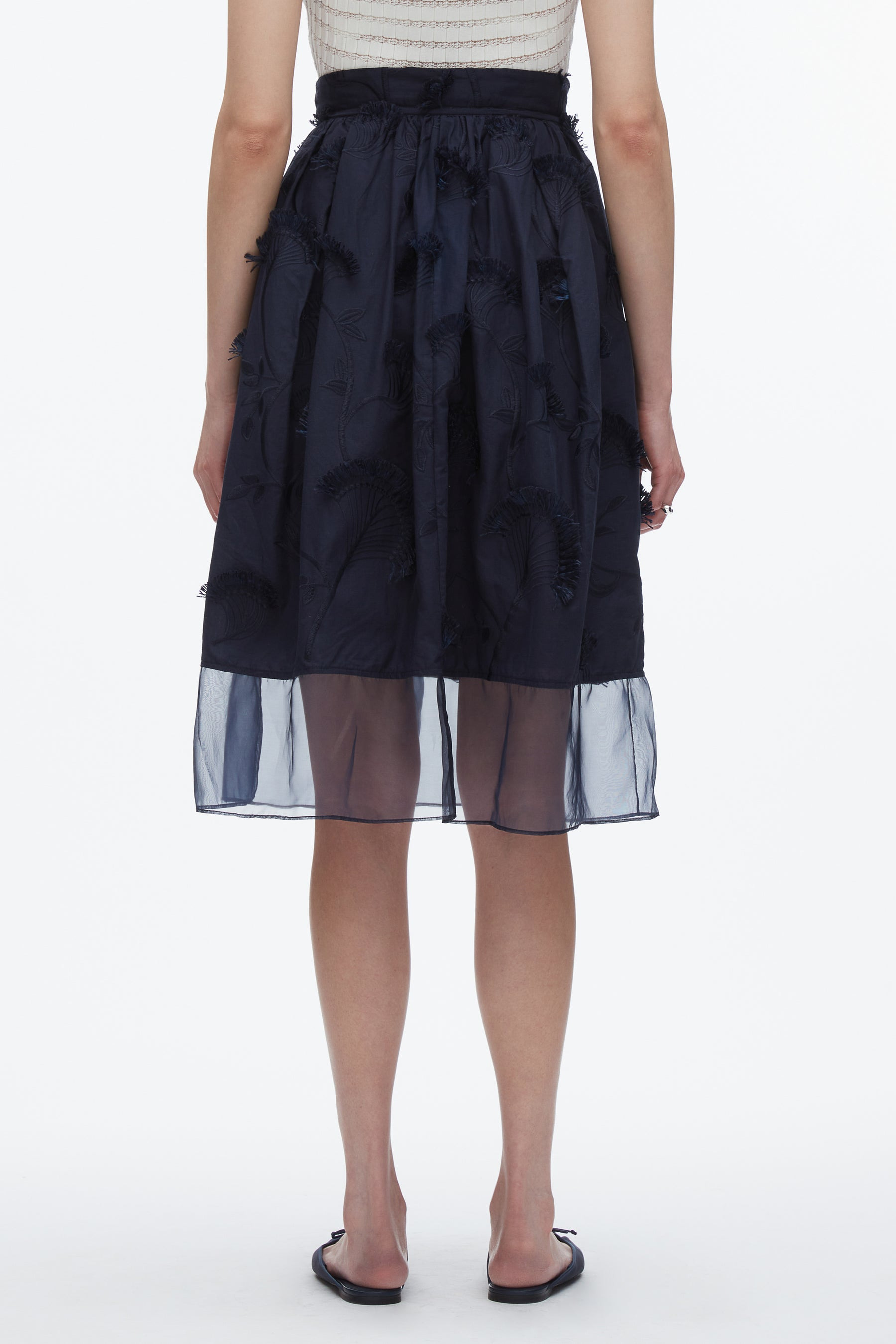 Fil Coupé Midi Skirt - 5