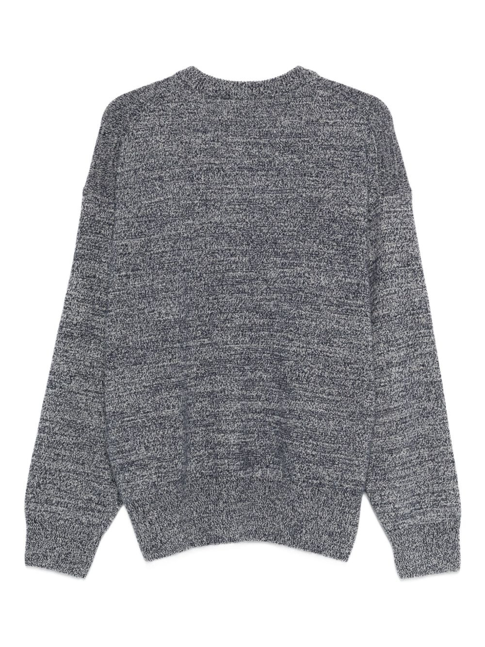 speckled crew-neck sweater - 2