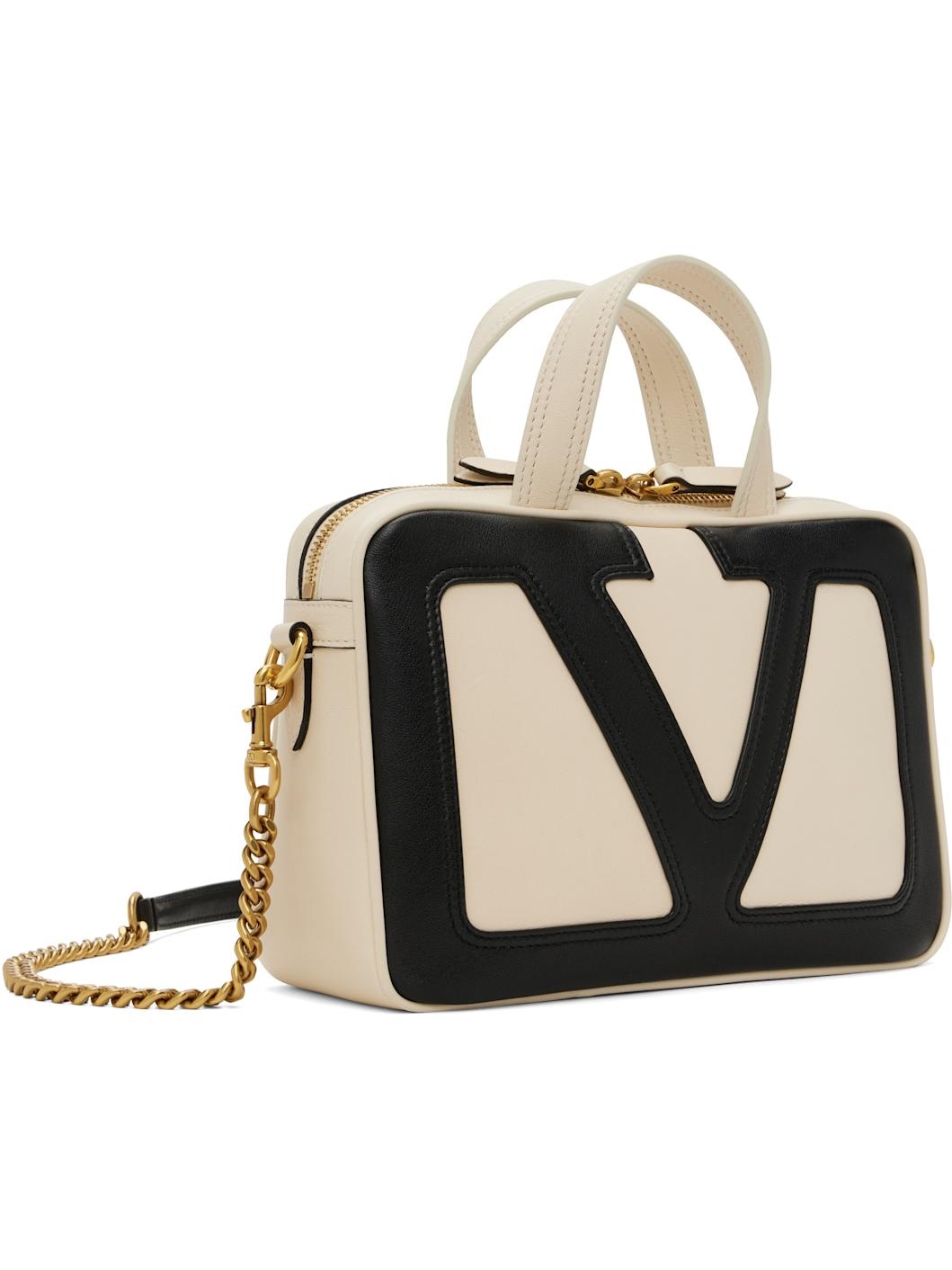 Off-White & Black Viva Superstar Nappa Leather Bag - 2