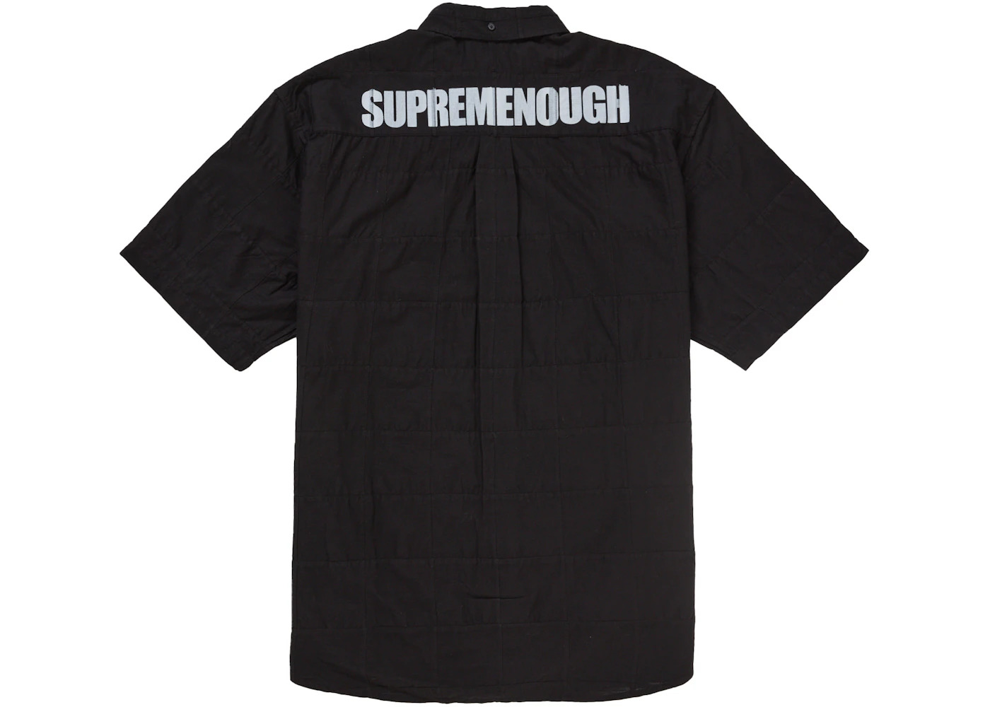 Supreme GOODENOUGH Patchwork S/S Shirt Black - 2