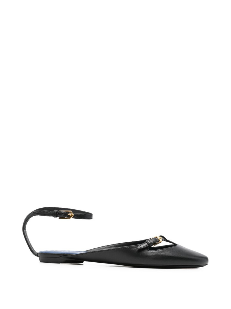 buckle-fastening ballerina shoes 1