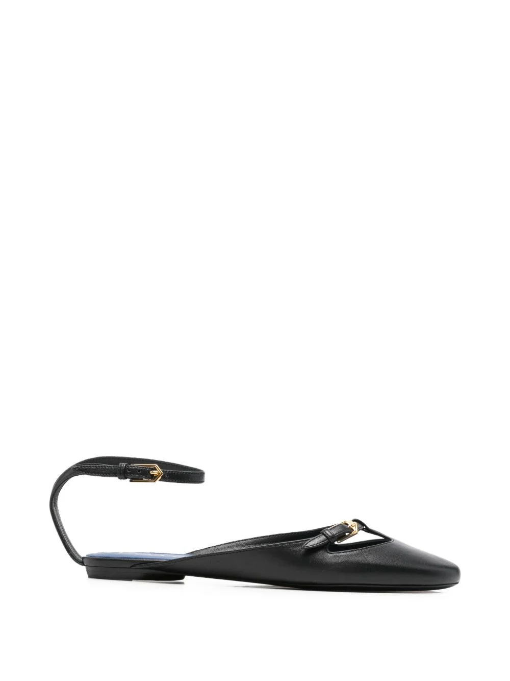 buckle-fastening ballerina shoes - 1