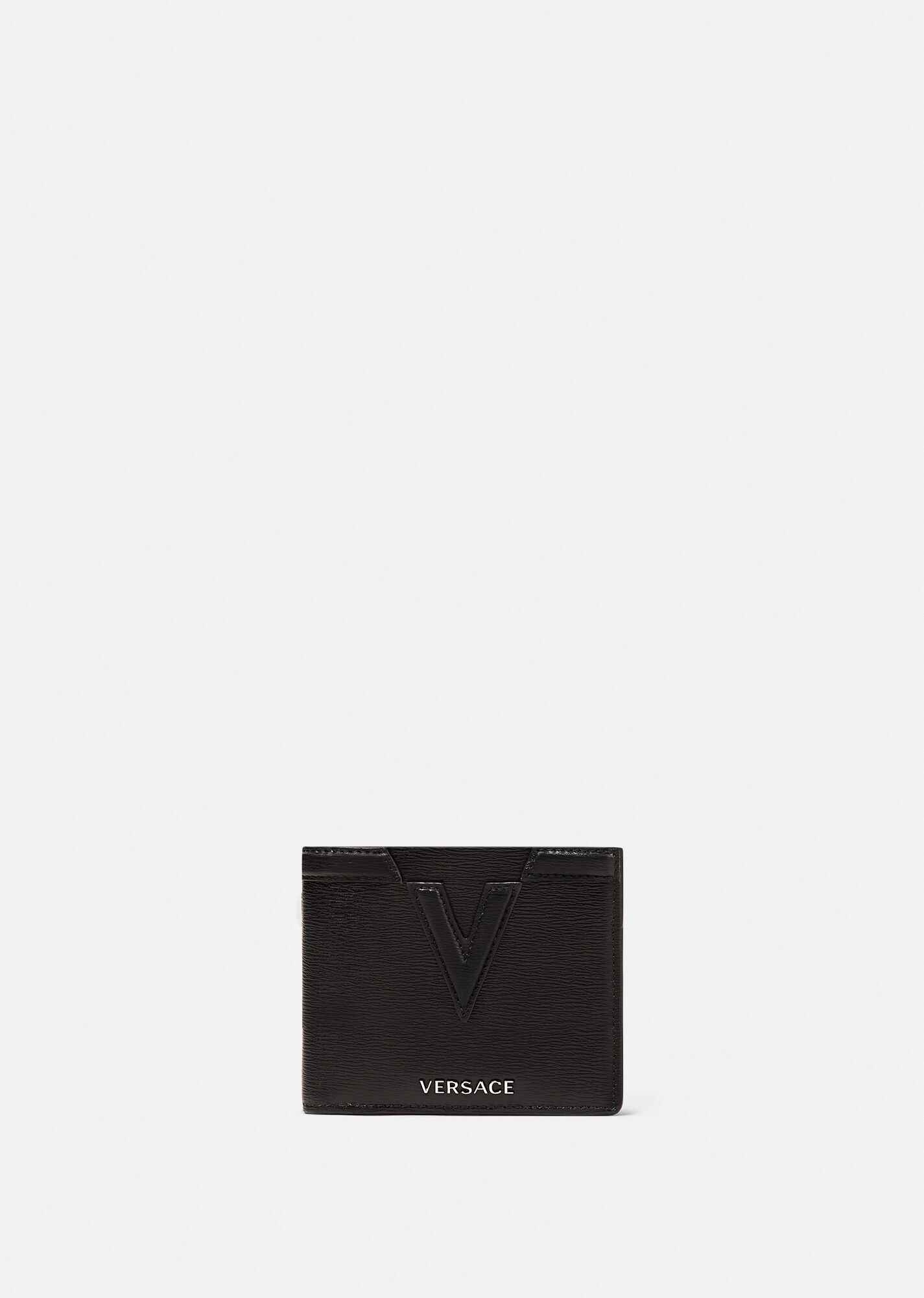 V Leather  Bifold Wallet - 1