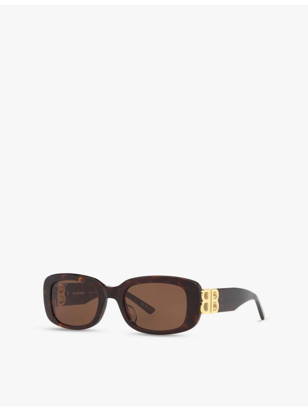 BB0310SK Square-Frame Tortoiseshell Acetate Sunglasses - 2