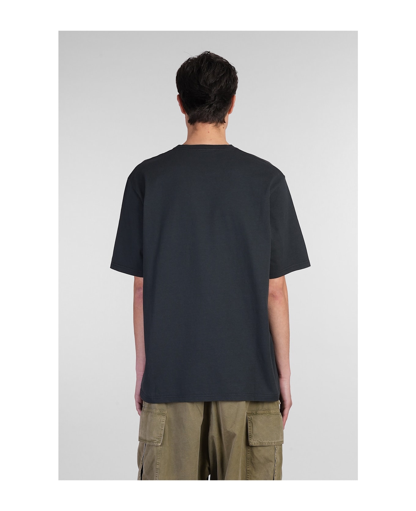 T-shirt In Black Cotton - 3
